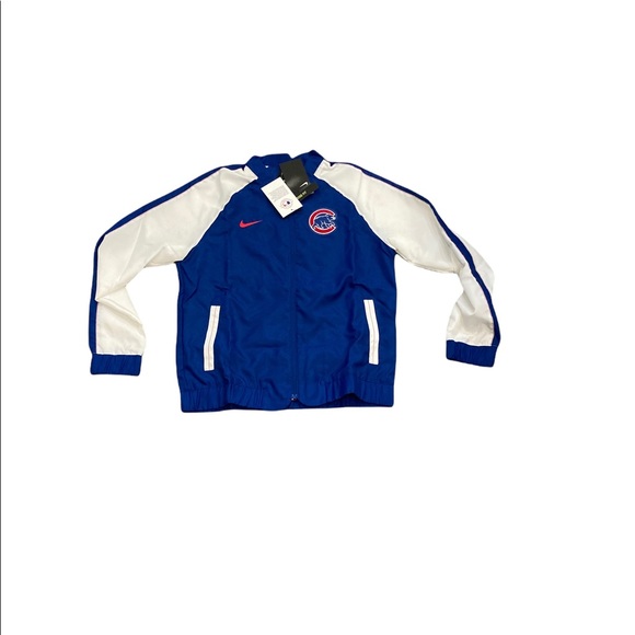 Nike, Jackets & Coats, Chicago Cubs Nike Womens Varsity Full Zip Up Jacket